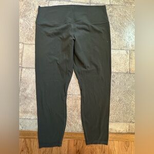 Lululemon align 25” size 26 dark hunter green